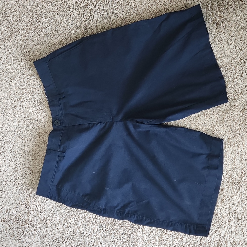 Banana Republic 33 x 10" Navy Aiden Dress Chino Shorts